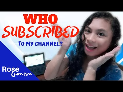 How To See Your Subscribers On YouTube (Tagalog Tutorial)  | Rose Gumera