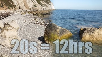 Jurassic Coast Double Tides Time lapse