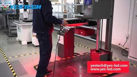 Strong Cabinet from Yes Tech---Drop test of magic stage LED display