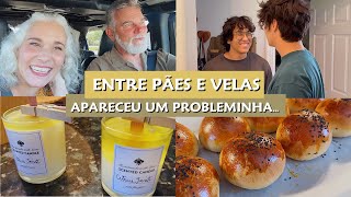 VLOG | Fiz velas naturais, pães de hambúrguer... e temos um problema na cozinha!