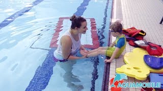 Swimming Lessons for Kids: Front Float \& Back Float with Kicking and Gliding!