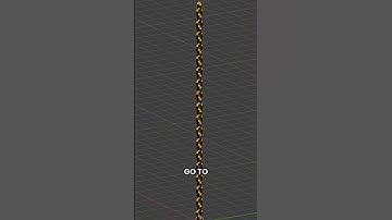 How to make Chains in Blender!
