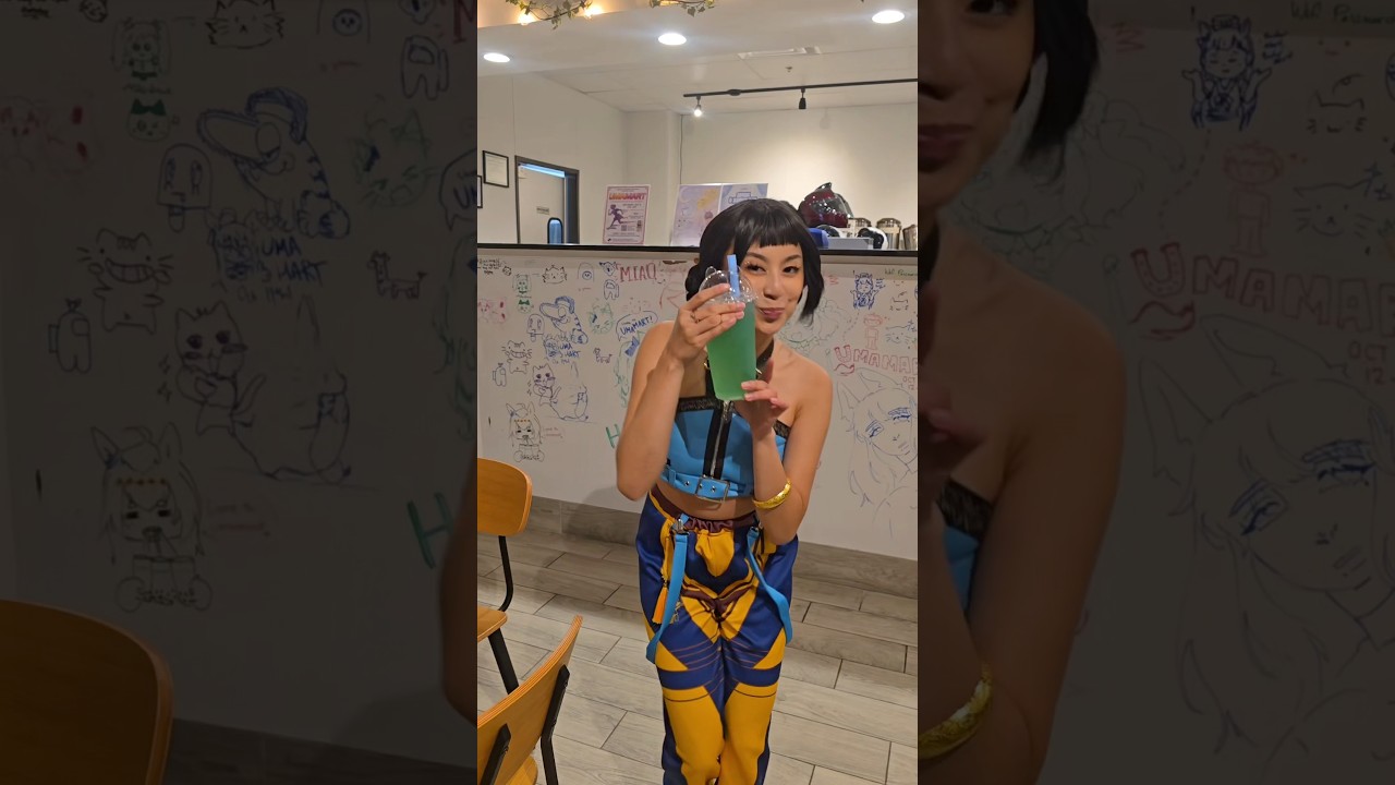 me want AVOCADO 🥑 #kpopdemonhunters #cosplay #huntrix #sajaboys