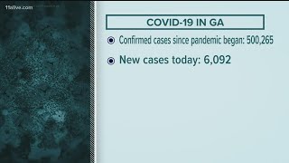 Georgia sets new record for new COVID-19 cases reported in a single day