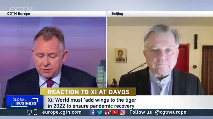 David Mahon on CGTN Europe on January 18th 2022