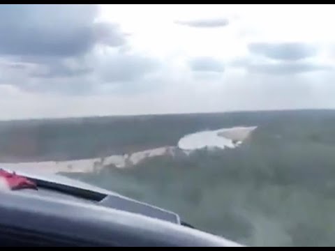 A girl captured live the crash of her Embraer 810C