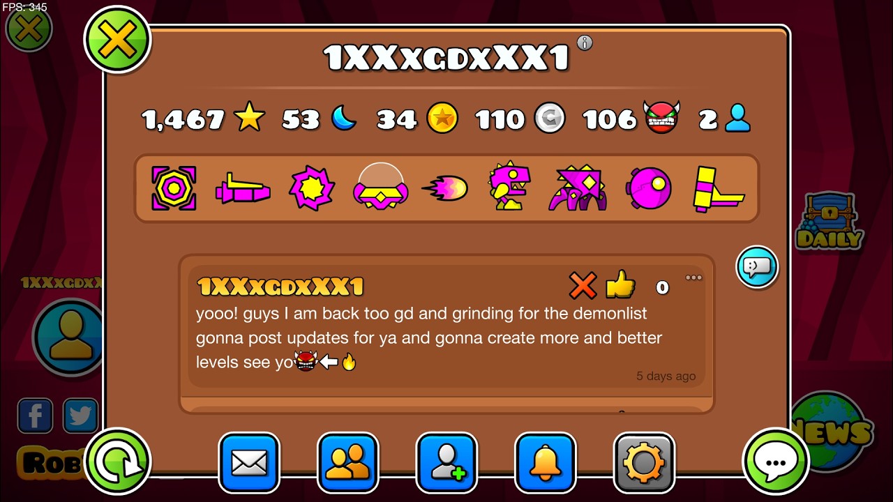 geometry dash (english and german) building my level - YouTube