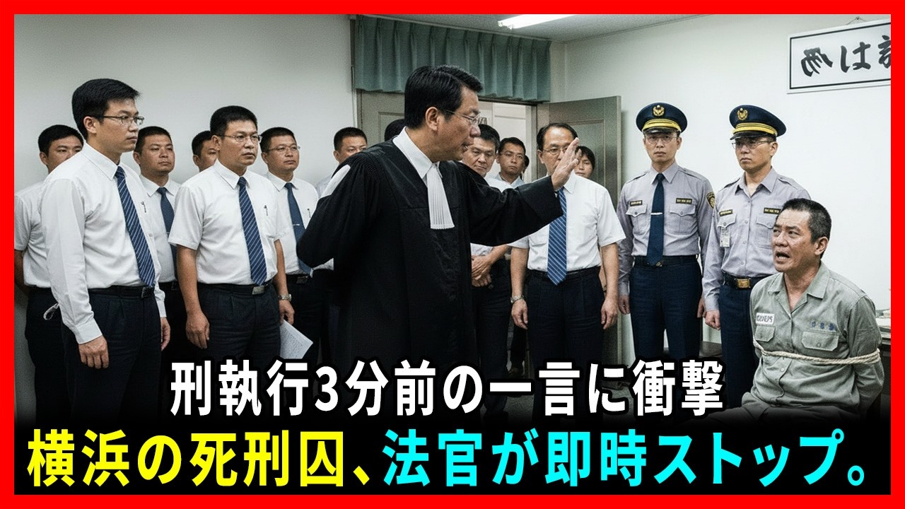 横浜の死刑囚が刑執行の3分前に放った一言――その場にいた全員が凍りつき、裁判官は即座に執行停止を命じた。#動エピソード#老後の物語 #家族の物語