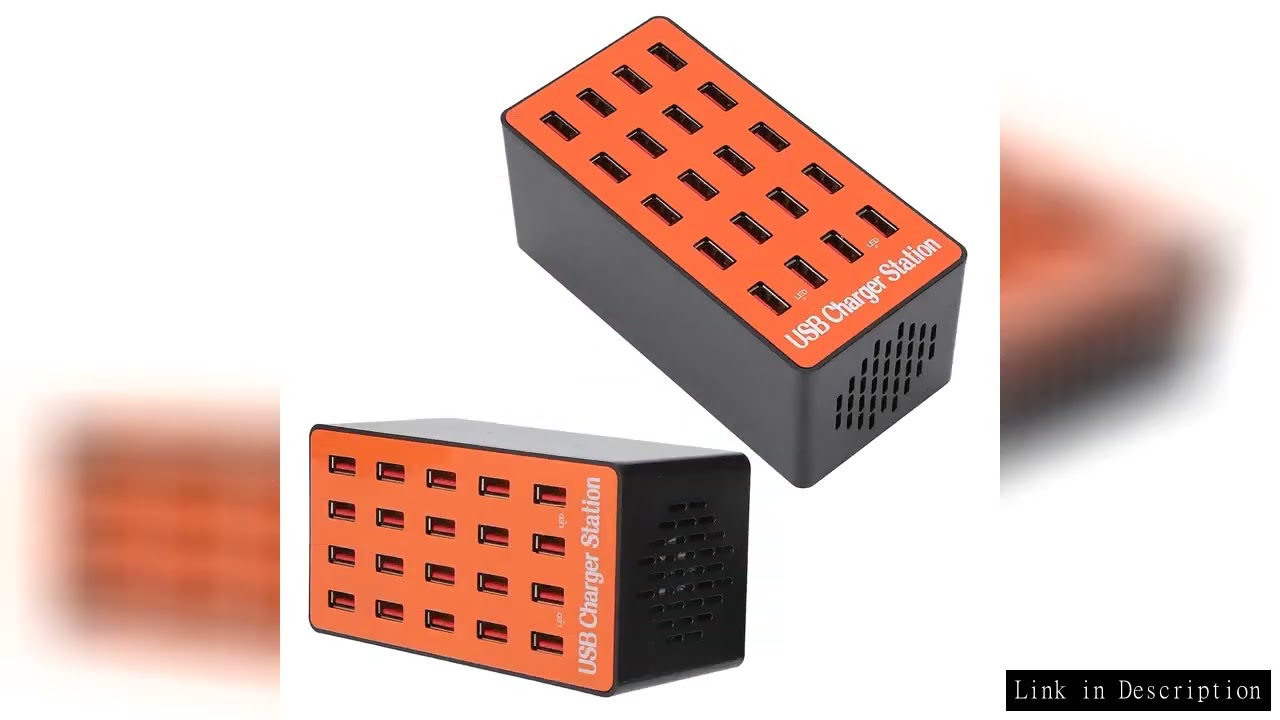 High Efficiency 18A/5V Fast Charging Multi 20 Port USB Hub Adapter Power Distribution Fast Heat Diss