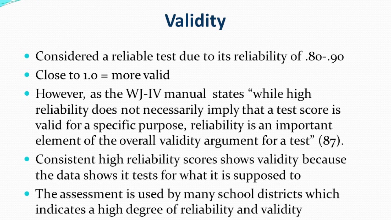 Woodcock Johnson Test Exploration YouTube