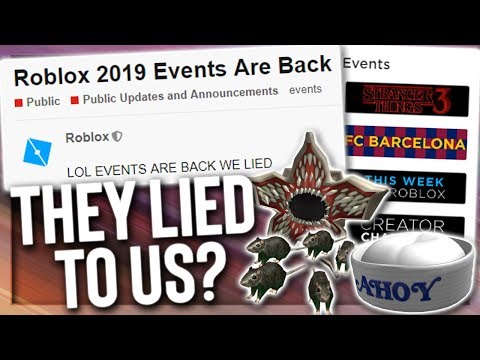 Roblox Events Are Back Stranger Things Event Youtube - roblox events page