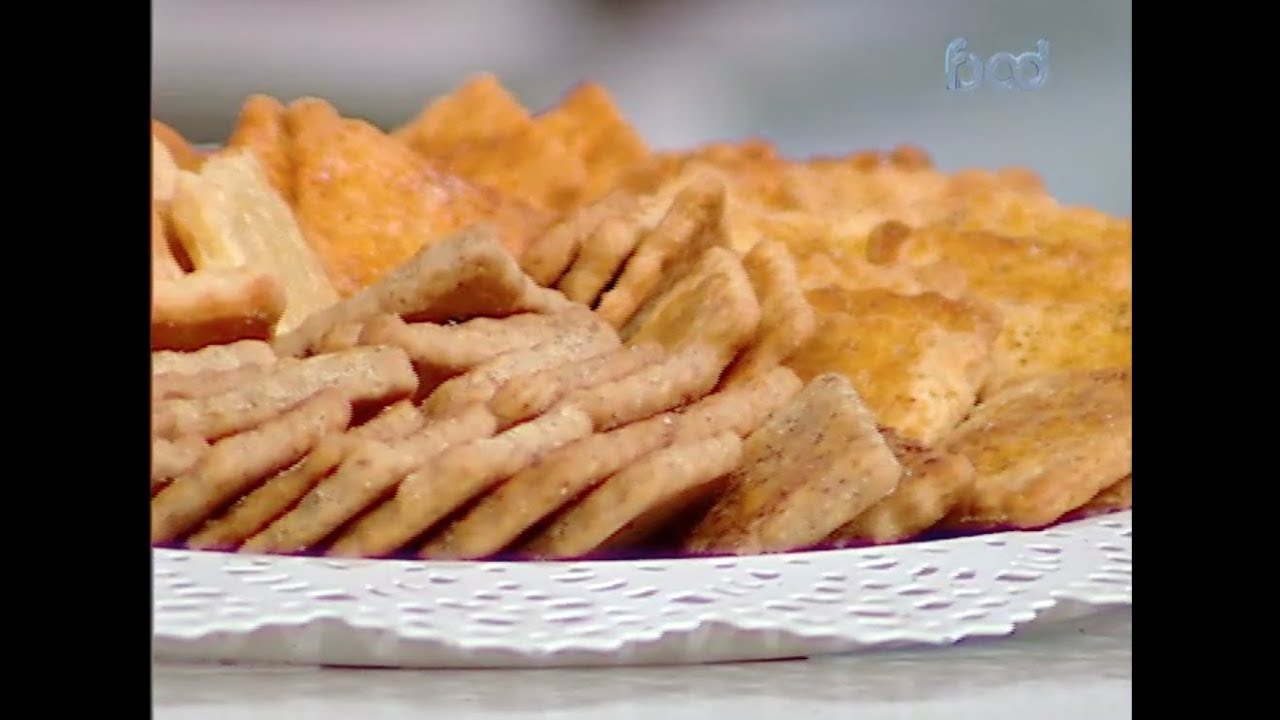 بسكويت مالح بنكهات مختلفه #غفران_كيالي #هيك_نطبخ #فوود