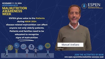 ESPEN MAW 2024  Patients and signs of malnutrition