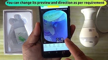 How To Insert SD Card In Led Bulb Camera And View Recording | Led Bulb Camera Setup #wificctvcamera