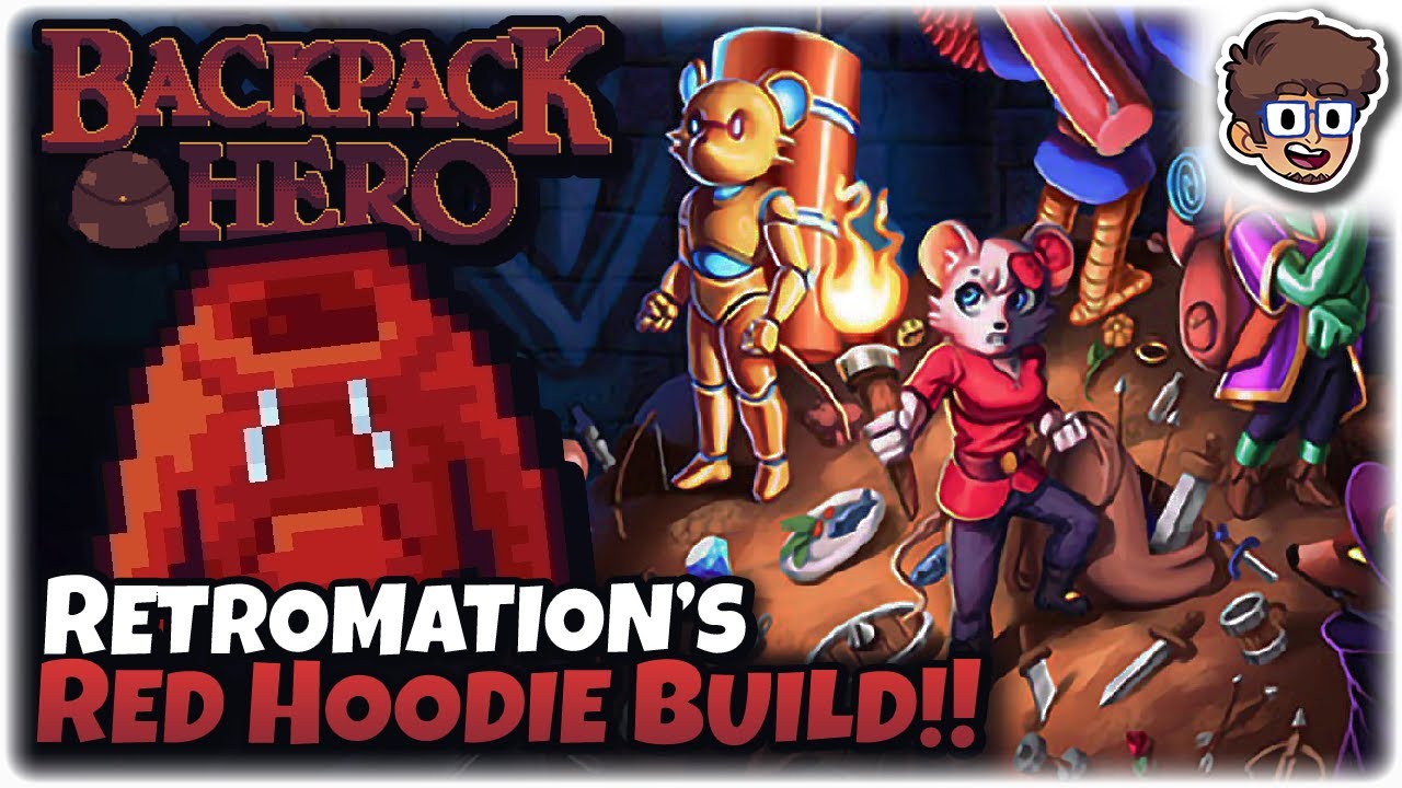 ⁣I'm in the Game! | Retromation's Red Hoodie Build | Backpack Hero: Early Access