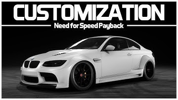 Need for Speed Payback - Preview Customization - BMW M3 E92