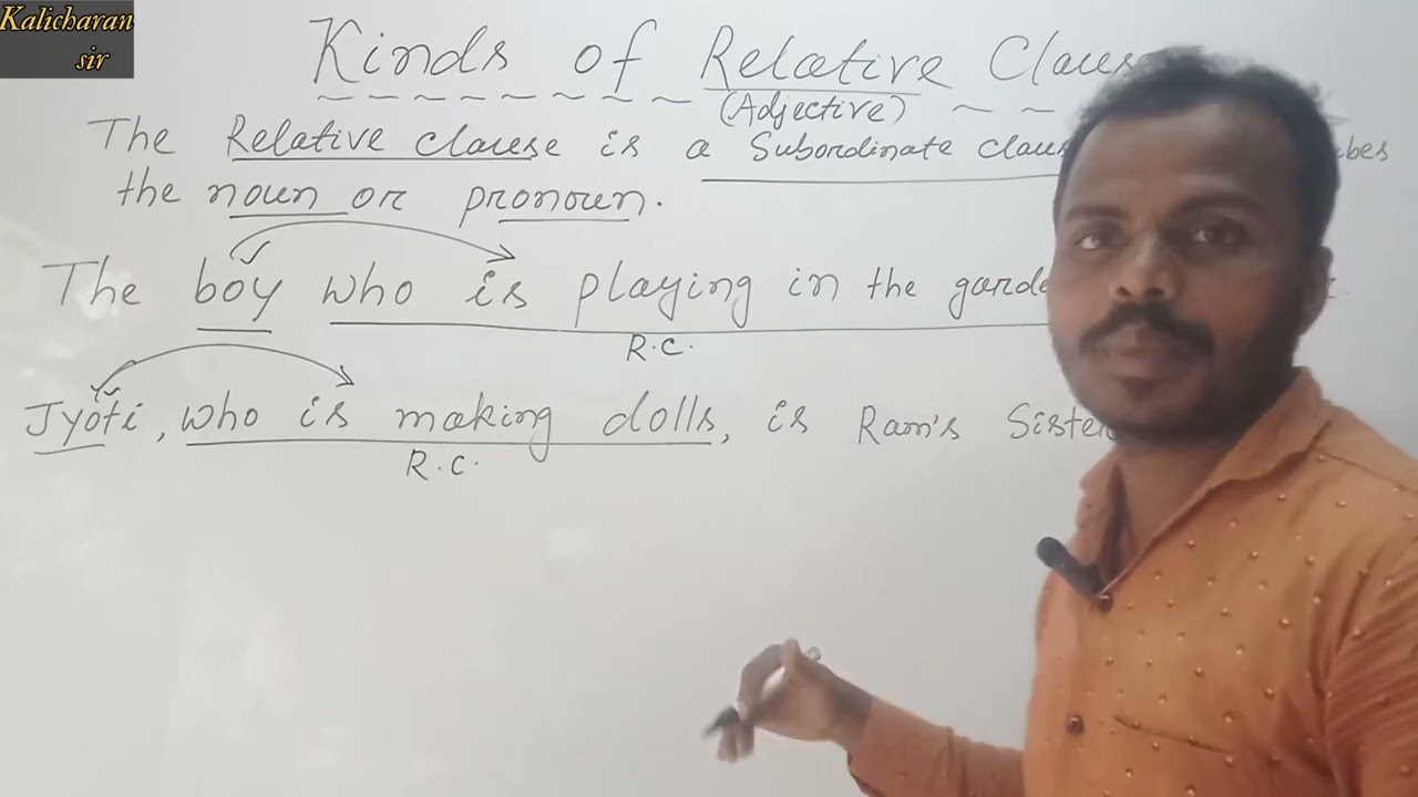 Kinds Of Relative Clause|| relative clause|| adjective clause|| adjective/relative clause||