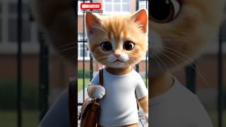 "Billi Ne School Fees Di Istory| #emotional #cat #shortsvideo #cartoon #studentproblems #tutionfees