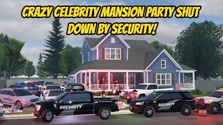 *HUGE* Celebrity Mansion House Party SHUT DOWN in Greenville Wisconsin Update Roblox screenshot 2