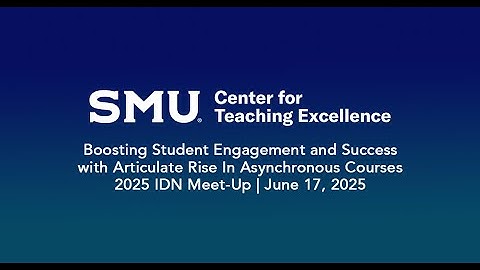 Boosting Student Engagement and Success with Articulate Rise In Asynchronous Courses