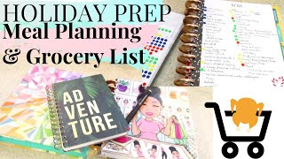 MEAL PLANNING \& GROCERY LIST | HOLIDAY SERIES #4