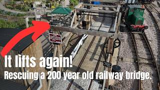 Let's lift again, 1834 style. A 200 year old lifting bridge is rescued at Mountsorrel