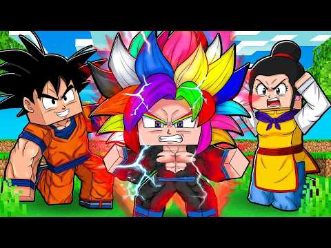 Who's Your Family? GOKU and CHICHI HAD a SUPER SAIYAN 10 SON in DRAGON BALL SUPER MINECRAFT