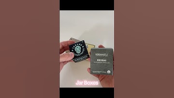 Custom printed jar boxes!! #customboxes #jarbox