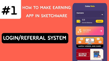 How To Make A Login System In Sketchware | Earning App In Sketchware | Sketchware pro