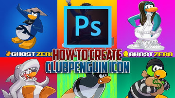 Photoshop Tutorial : How To Create Club Penguin Icon
