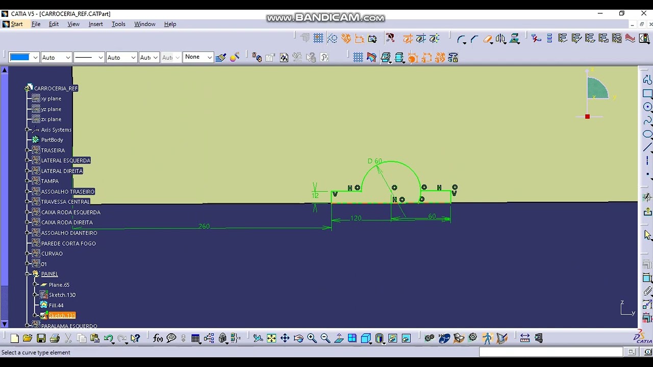 Como cortar superfície no Catia V5 usando o comando “split”.