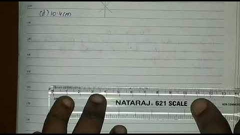 Exercise 5.3/ 1. Draw a line segment of given length and construct a perpendicular bisector to each