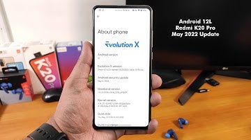 EvolutionX 6.3.1 On Redmi K20 Pro [Snow v2 Build Dt. 05/05/2022]
