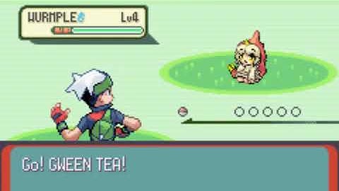 Moemon Emerald Treecko Solorun 2018 Part #1 Road to Gym #1 Roxanne (Rock Type)