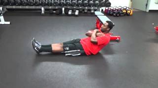 Ab Kickouts (Arms crossed)