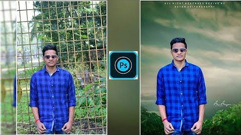 Ps Touch Natural Background Change || Photo Editing Tutorial || AUYAN EDITZ
