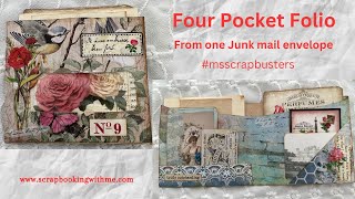 GOT JUNK MAIL? GOT SCRAPS? LET’s MAKE A FOLIO! ~ #msscrapbusters