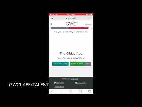 GWCI.app | How to submit to jobs & navigate the site on a smart phone