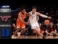 Virginia Tech vs. Duke Condensed Game | ACC Men’s Basketball (2021-22)