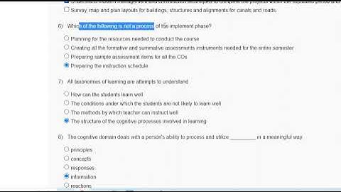 NBA Accreditation and Teaching and learning in Engineering NATE WEEK 2 Assignment 2