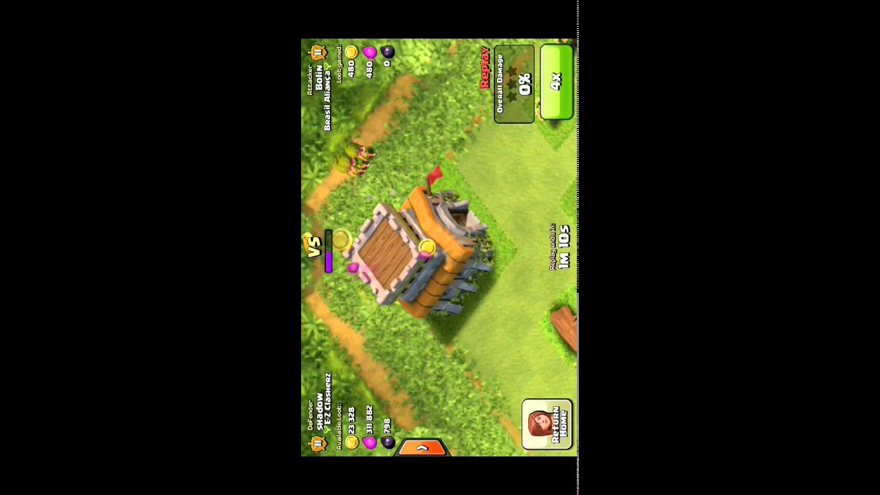 Town Hall Level 8 Farming Base (plus replay)