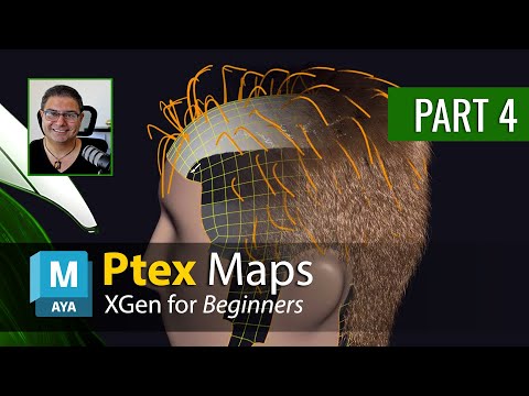 Maya XGen Series: 04 Ptex Maps for Primitives