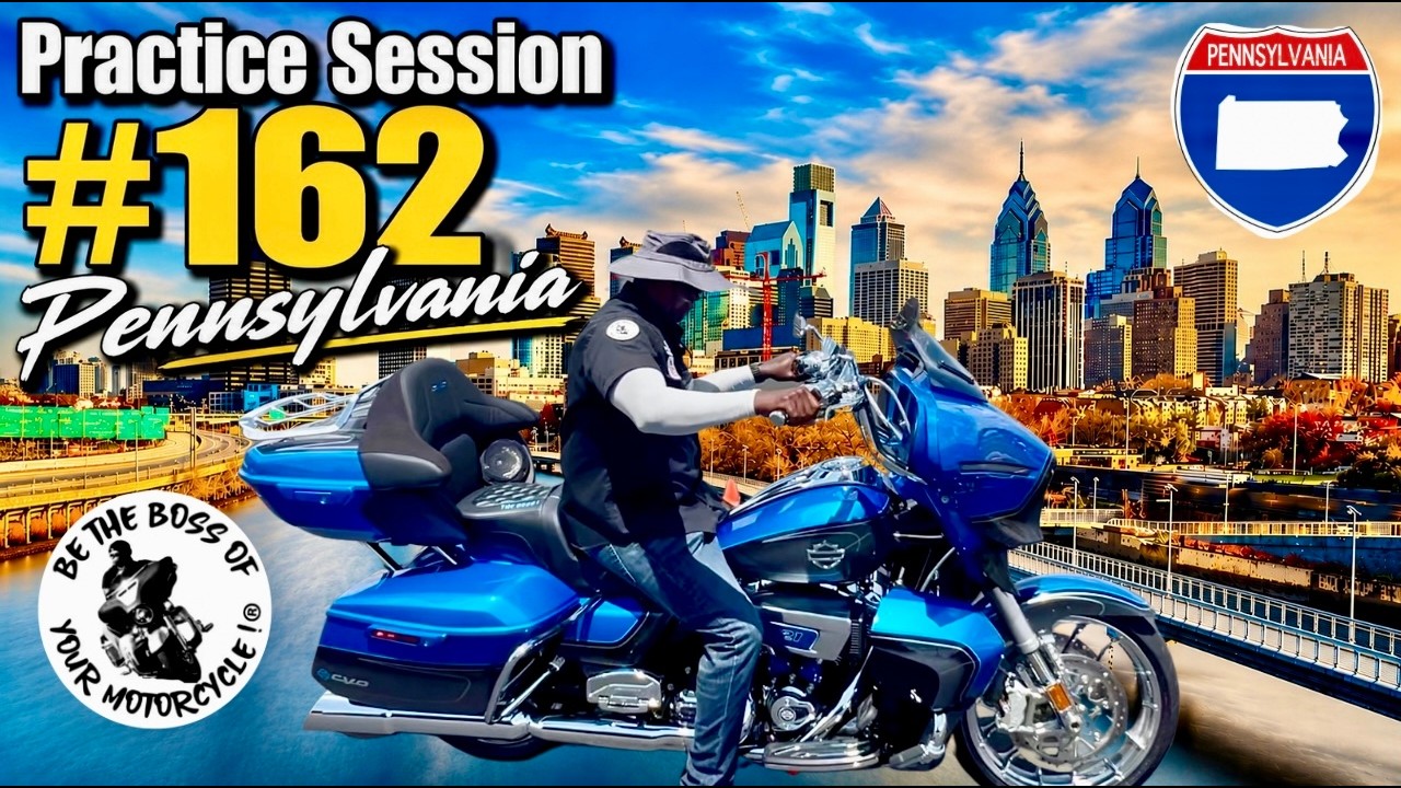 Practice Session #162 - Pennsylvania - Advanced Slow-Speed Motorcycle Riding Skills