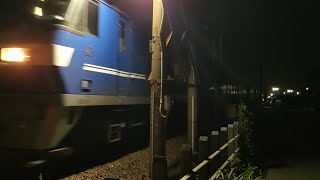 フラット音がガタガタ響く!EF210牽引 1098レ 名古屋タ〜八戸
