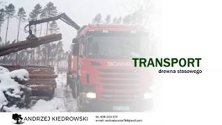 Transport drewna usługi transportowe Chojnice Transport Ciężarowy Andrzej Kiedrowski