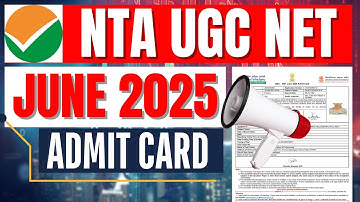 nta ugc net admit card | ugc net june admit card 2025 kaise download kare | mahir academy