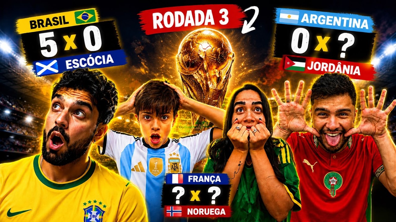 PREVISÕES DA COPA DO MUNDO - RODADA 3