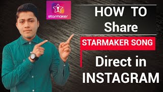 How To Share Starmaker Song On  Instagram || Starmaker Song ko instagram par kaise upload karen screenshot 5