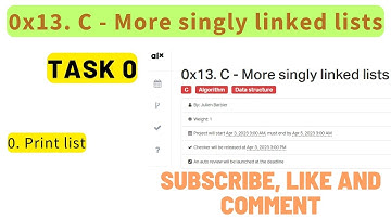 0x13. C - More singly linked lists; ALX:0. Print list