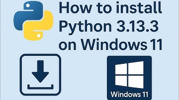 How to install and run Python 3.13.3 on Windows 11